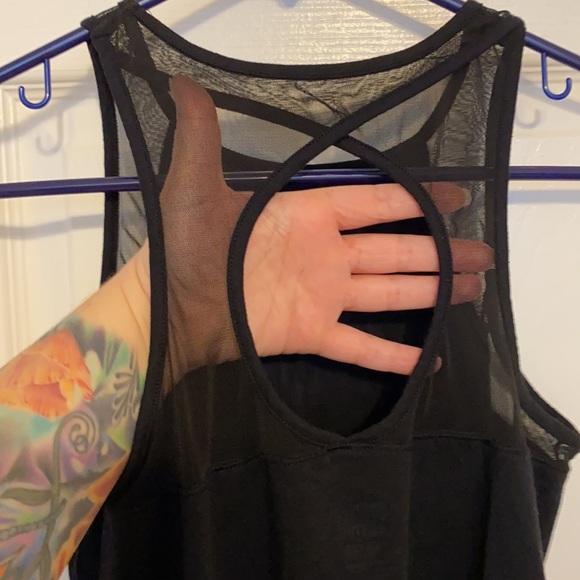 Justice Active Black Tank size 14/16 - Picture 7 of 9